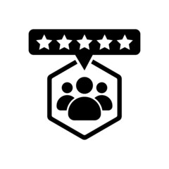 Feedback vector icon. assessment illustration sign. rating symbol.