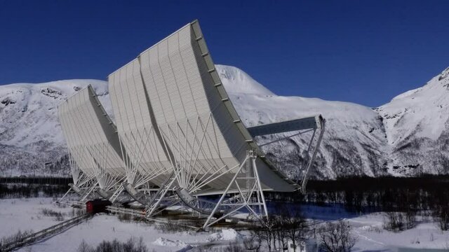 EISCAT, a polar research station close in Norway, Troms&oslash;