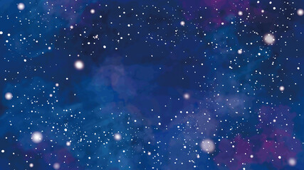 水彩風　星空 © kanichi