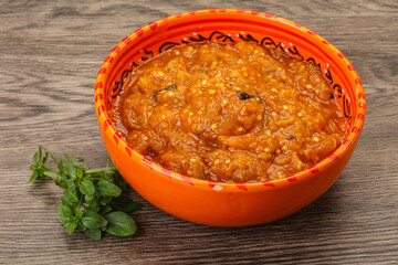 Caucasian cuisine - Mangal salad with vegetables