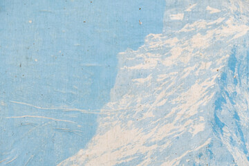 Torn vintage street poster background. Ripped paper abstract texture. Retro design.