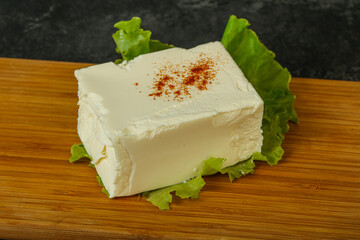 Greek traditional soft feta cheese