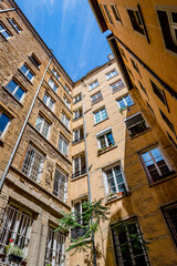 Dans les rues de la Croix Rousse à Lyon