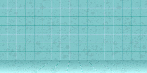 Fototapeta premium realistic tile wall, empty stage, background for your design