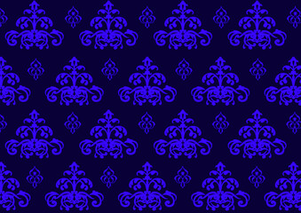 purple repeating pattern for background, textile, packaging. Vector graphics.
