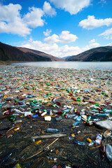 A sea of plastic waste