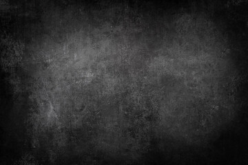 Obraz na płótnie Canvas Dark black wall texture, grungy background