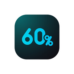 60% - Sticker