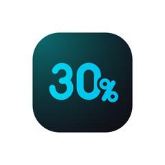 30% - Sticker