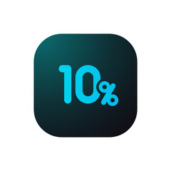 10% - Sticker