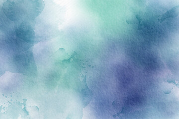 Blue watercolor abstract background