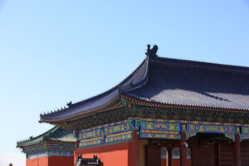 Fototapeta premium Chinese classical architecture in the temple of Heaven Park, Beijing