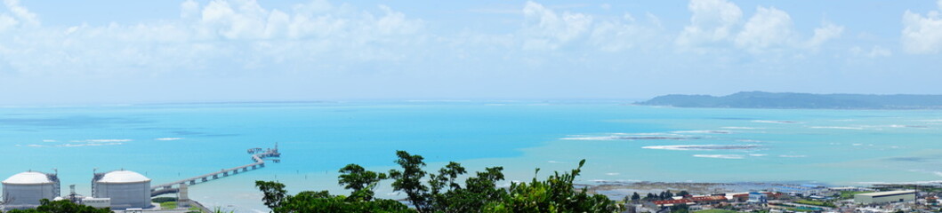 Nakagusuku Castle ruins. World heritage of Okinawa, Japan - 沖縄の世界遺産 中城城跡