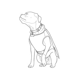 illustration of a dog