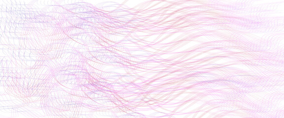 Maroon, pink undulating subtle lines. Tangled, squiggle, wavy curves. Abstract vector background. Textured pattern. Template design for banner, landing page, cheque, presentation, certificate. EPS10