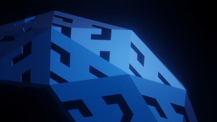 blue abstract background illustration