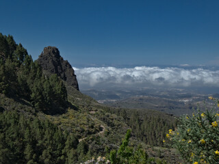 Views of the Roque Grande in Valsequillo