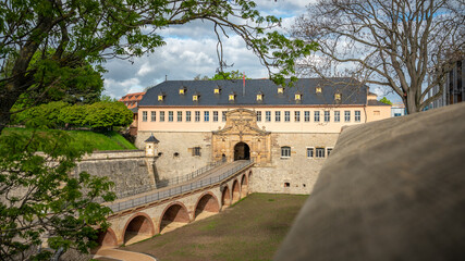 Fototapeta premium Erfurt Altstadt, Ziradelle und Krämerbrücke