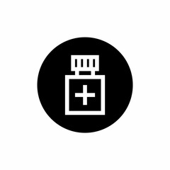 Medicine icon with filled rounded style