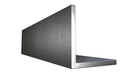 corner guard metal profile, isolated conceptual industrial 3D illustration