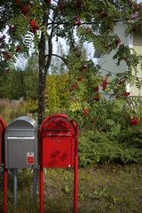 red post box
