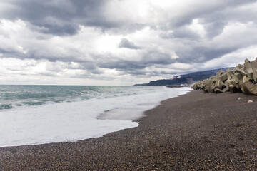 Japan Itoigawa Beach Tetrapods