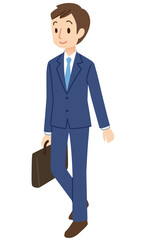 出勤するビジネスマン