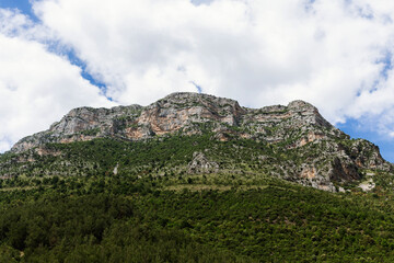Fototapeta na wymiar Albanian mountains landscape, Albania