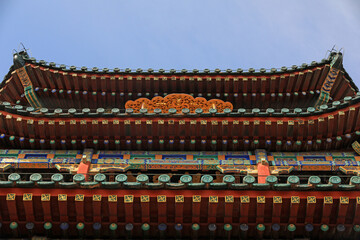 Fototapeta na wymiar Chinese classical architectural landscape, Summer Palace, Beijing, China