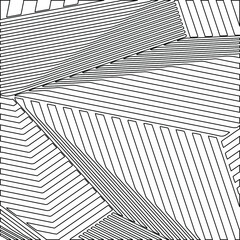 striped background. Geometric vector pattern with triangular elements. abstract ornament for wallpapers and backgrounds. Black and white colors. 