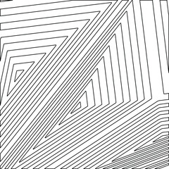 striped background. Geometric vector pattern with triangular elements. abstract ornament for wallpapers and backgrounds. Black and white colors. 