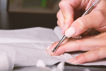 Shellac self removal at home. 