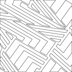 striped background. Geometric vector pattern with triangular elements. abstract ornament for wallpapers and backgrounds. Black and white colors. 