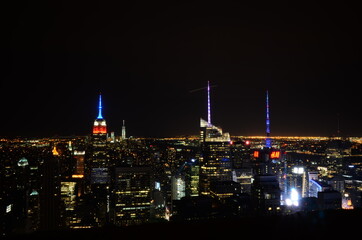 Fototapeta na wymiar New York Night View