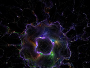 Imaginatory fractal background generated Image