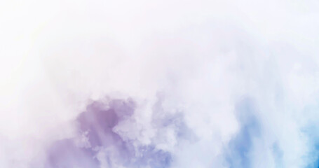 Cloud background. Sky with cloud. White background and texture. 3d rendering.