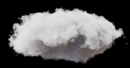 Shapes abstract cloud. Cloud icon. 3d rendering. Cloud 3d rendering.	