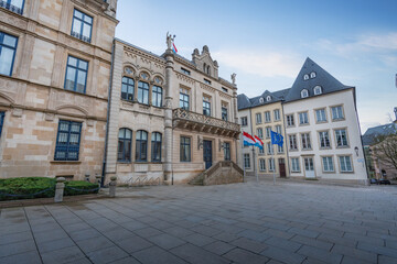 Fototapeta na wymiar Luxembourg Chamber of Deputies - Luxembourg City, Luxembourg