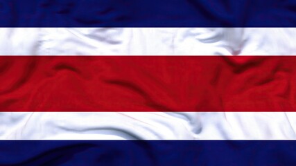 Costa Rica flag 4k 