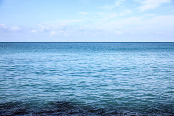 Beautiful view of sea on nice summer day