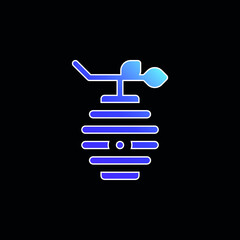 Beehive blue gradient vector icon