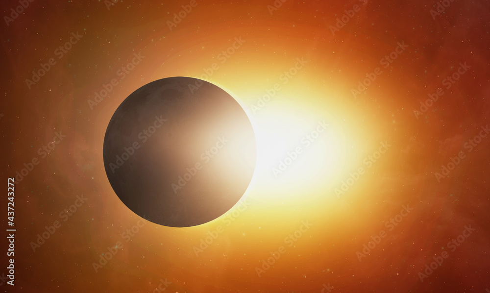 Poster solar eclipse 