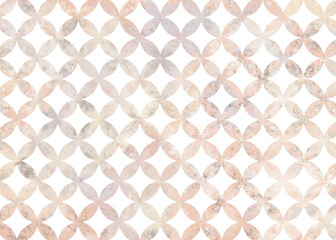 紋様　七宝　アナログ風