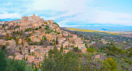 Beautiful medieval town of Gordes - Provence, France