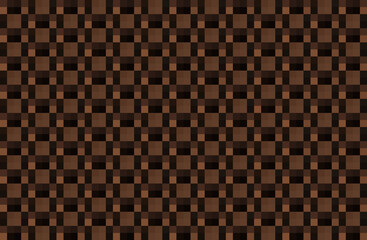 Periodic geometric texture in various shades of brown. Square texture with coffee and cocoa color. Can be used for presentation, web templates and artwork. 