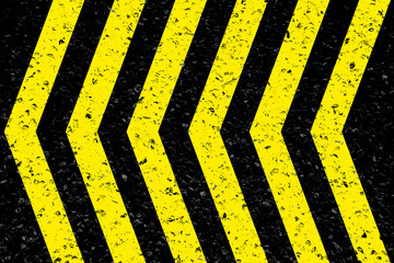yellow hazard stripes