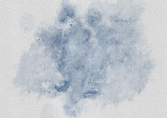 Bright grungy background. Blue on white. Watercolor background.