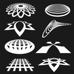 illustration of a set of symbols