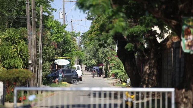 A video of a local community where streets were closed because of community lockdown imposed by the Philippine Government due to corona virus.