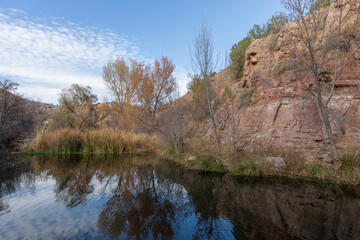 Scenic Upper Verde River Arizona Landscape